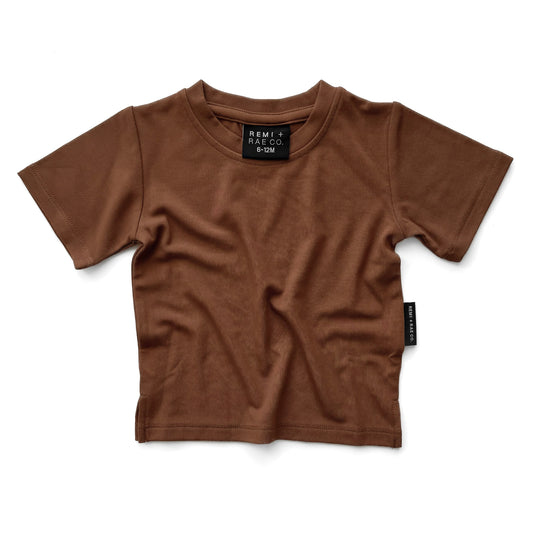 BAMBOO LUXE TEE - NUTMEG