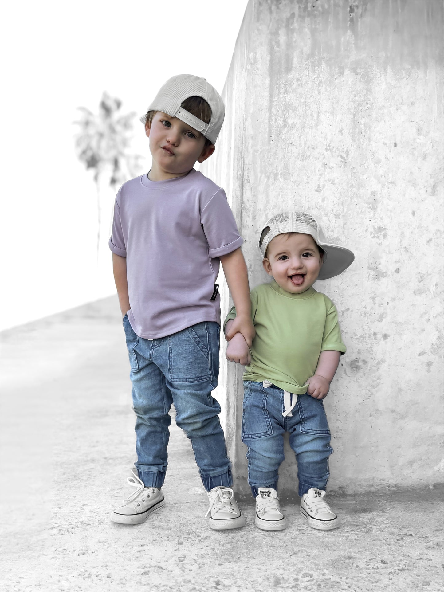 BAMBOO LUXE TEE - LILAC