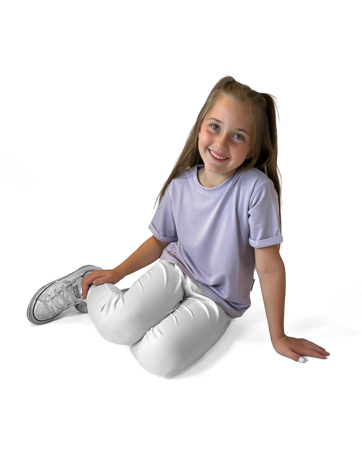 BAMBOO LUXE TEE - LILAC