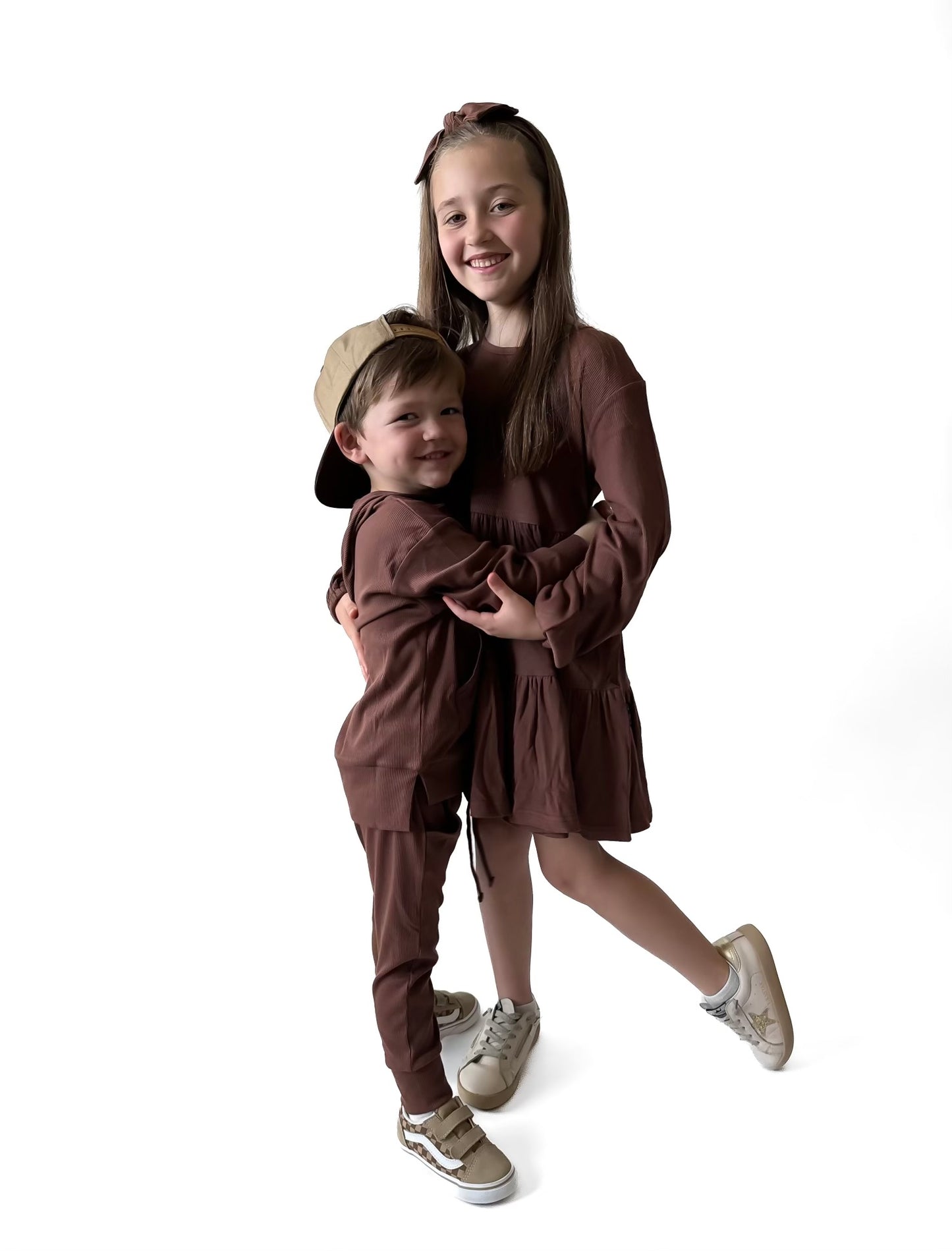 BAMBOO RIBBED BOW - COCOA