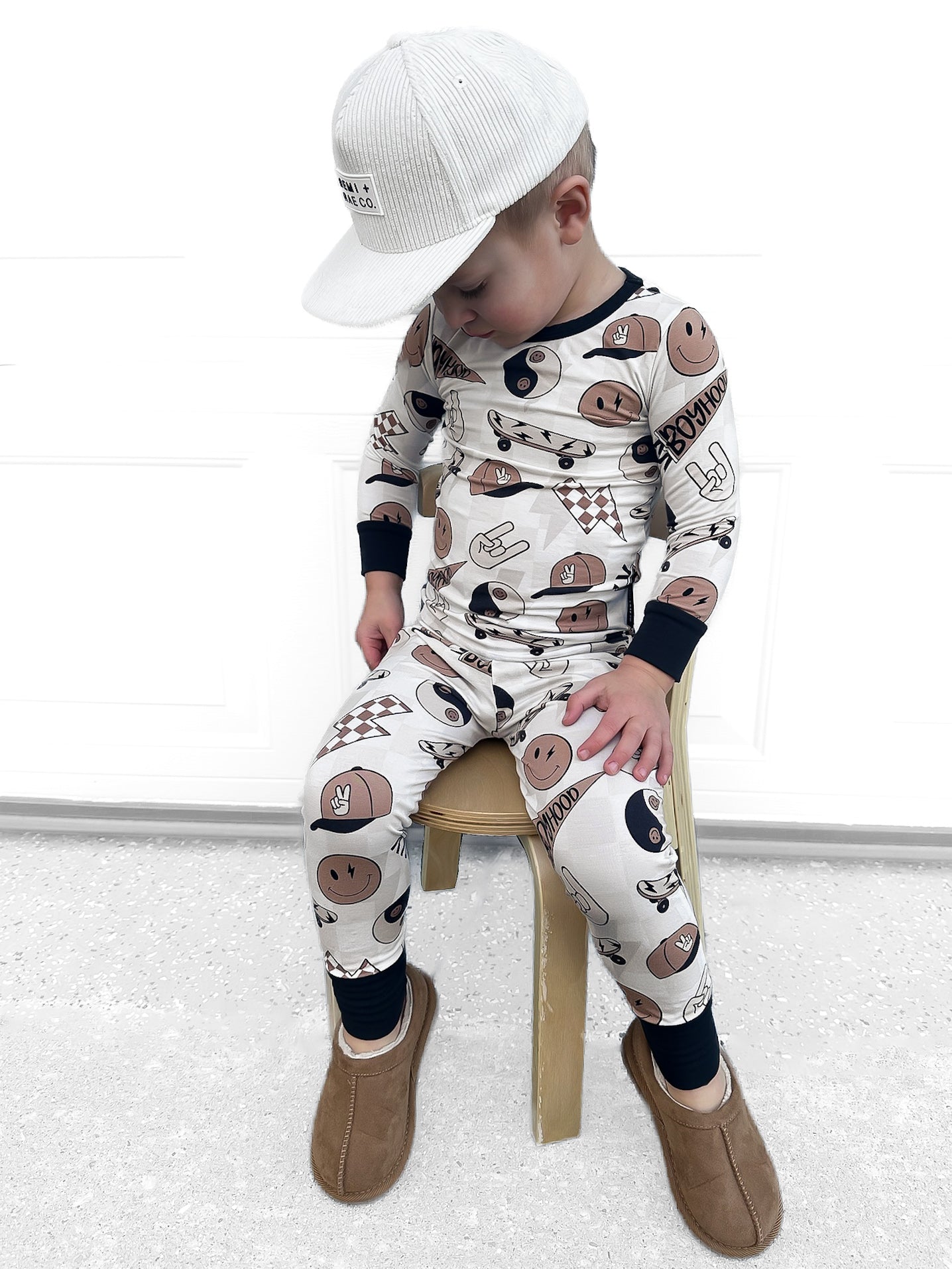 BAMBOO 2 PIECE PAJAMA SET - BOYHOOD