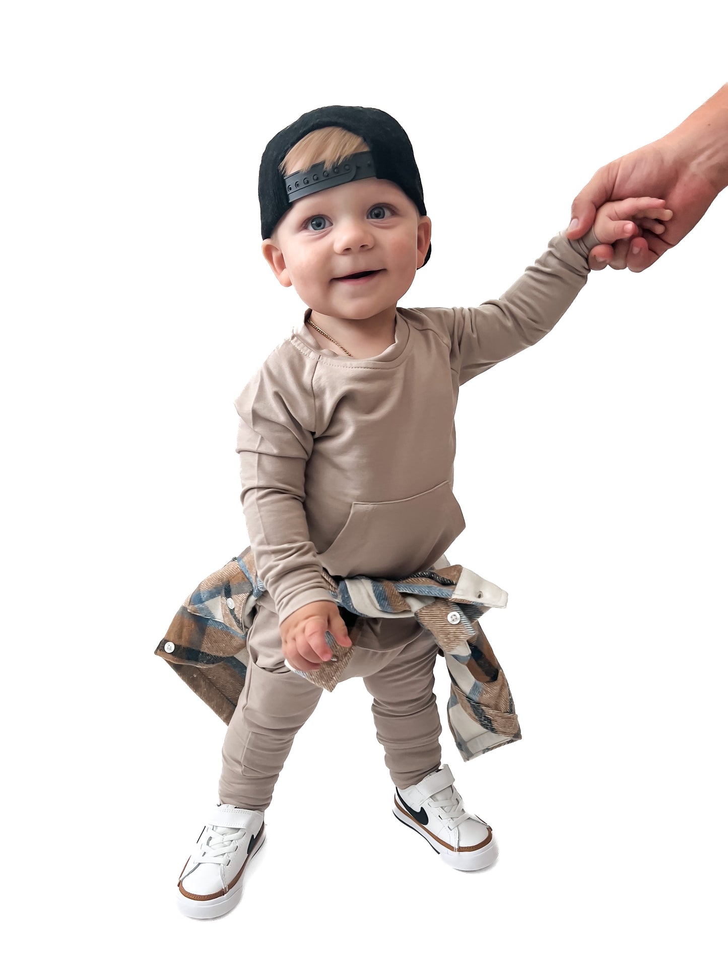 BAMBOO POCKET PULLOVER - SAND