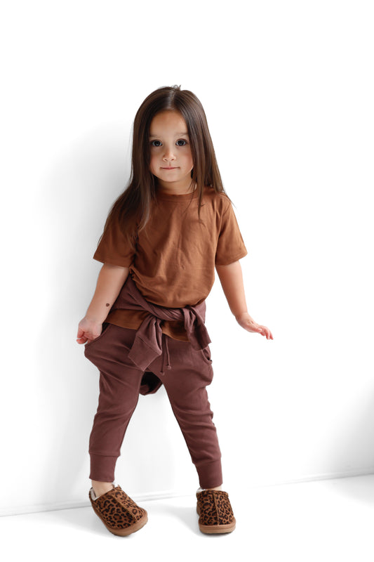 BAMBOO LUXE TEE - NUTMEG