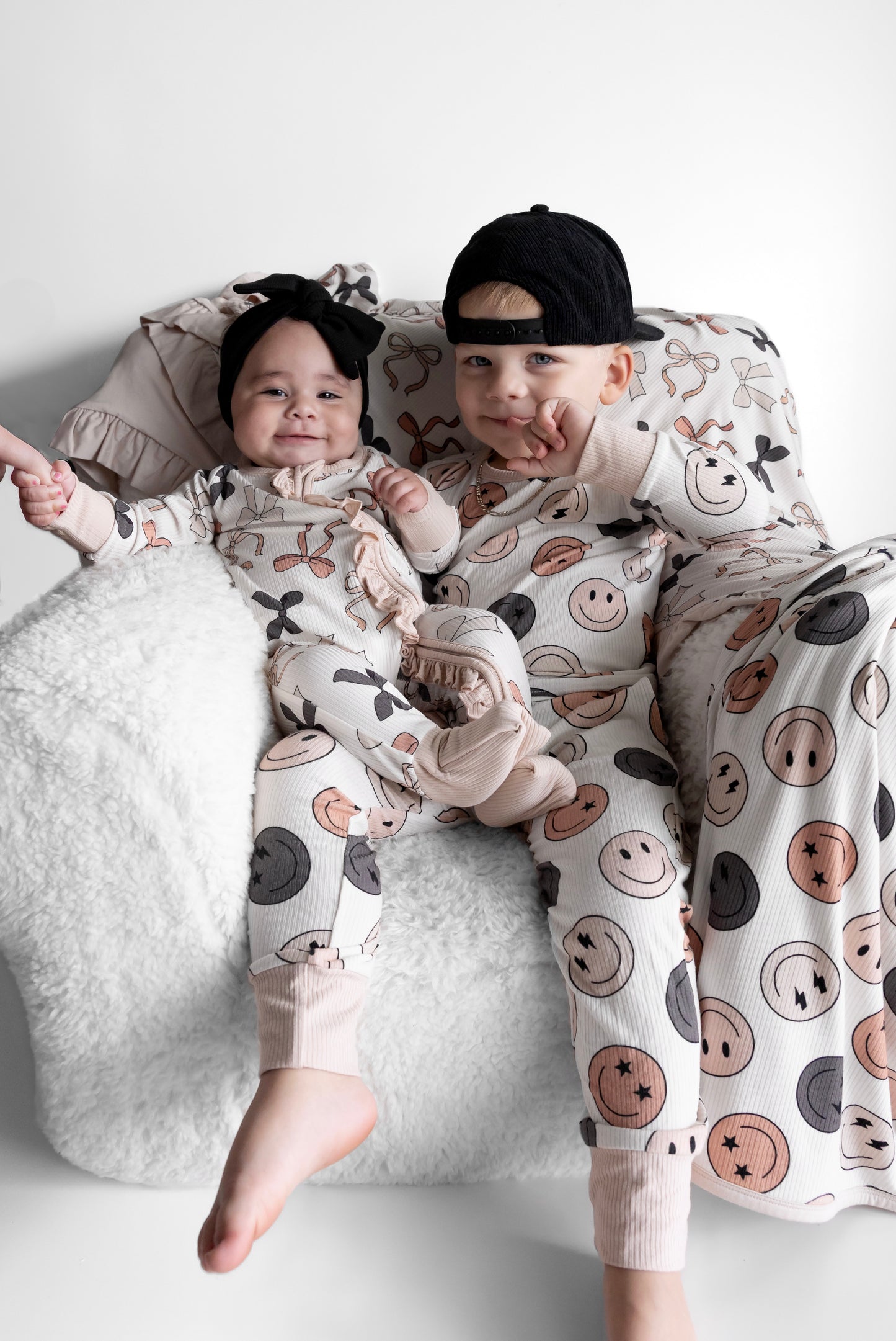 BAMBOO RIBBED CRUISER PAJAMAS - BOWS