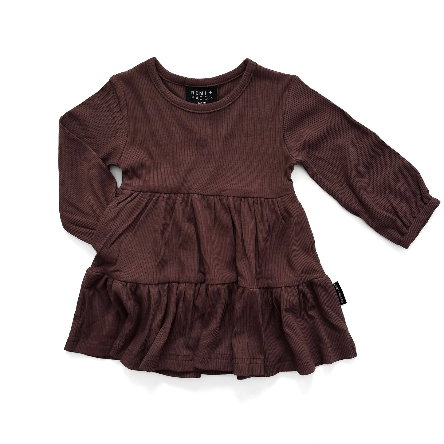 BAMBOO RIBBED GIRLS DRESS