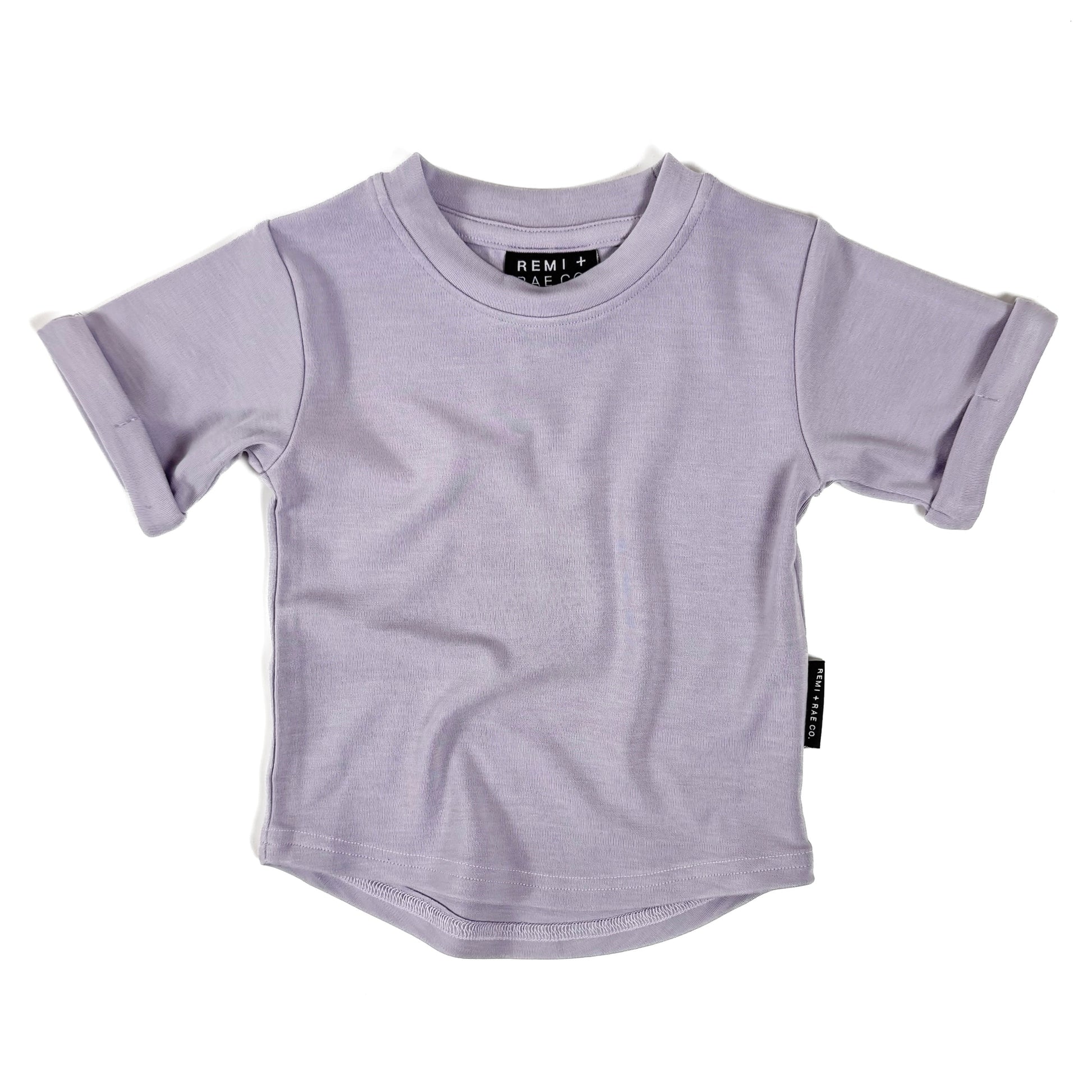 PURPLE KIDS BAMBOO TEE
