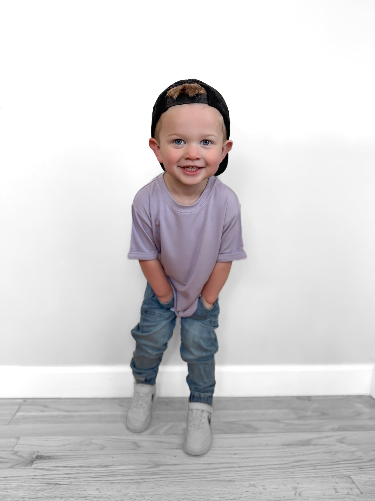 BAMBOO LUXE TEE - LILAC