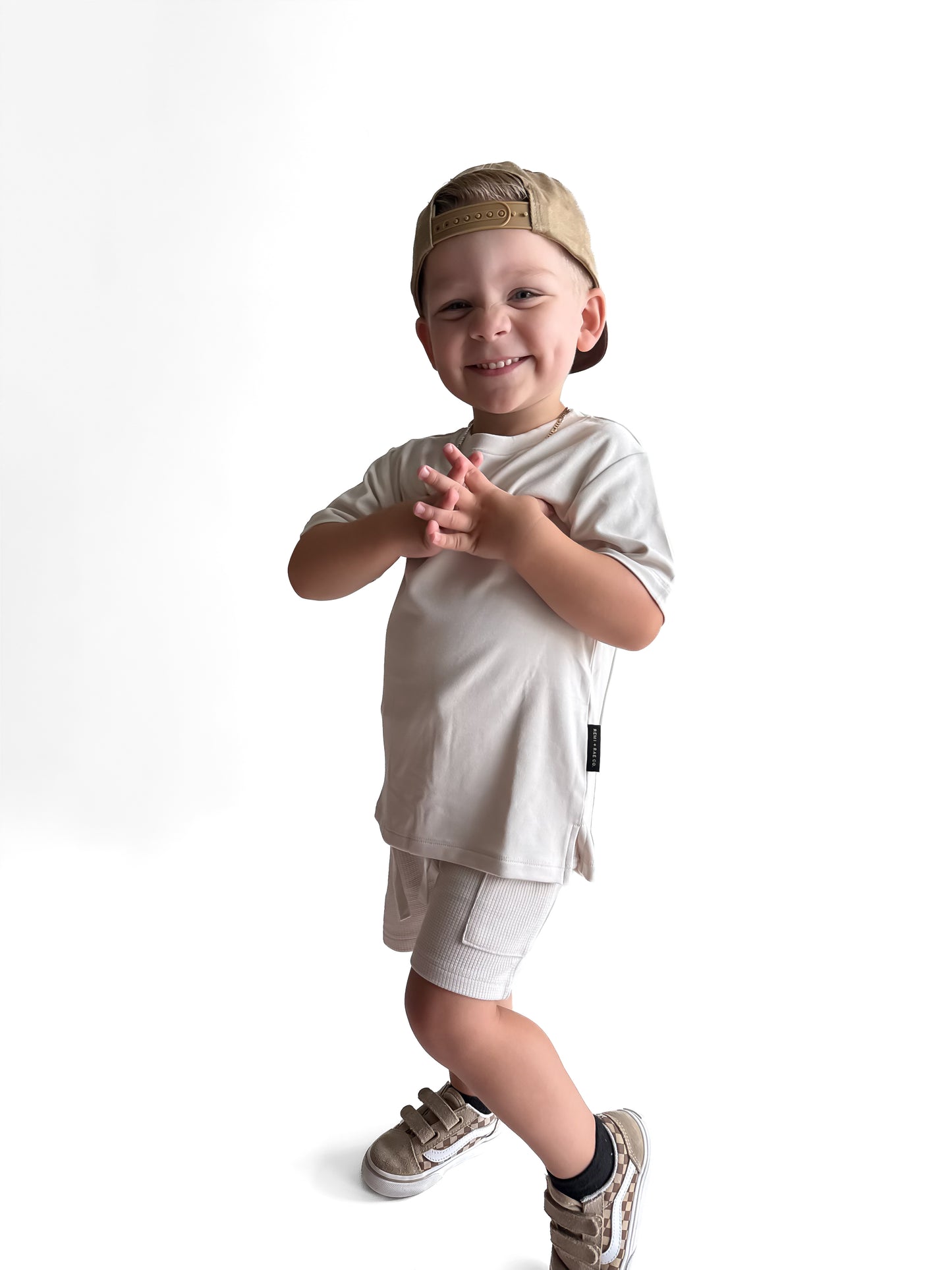 BAMBOO LUXE TEE - MOONSTONE