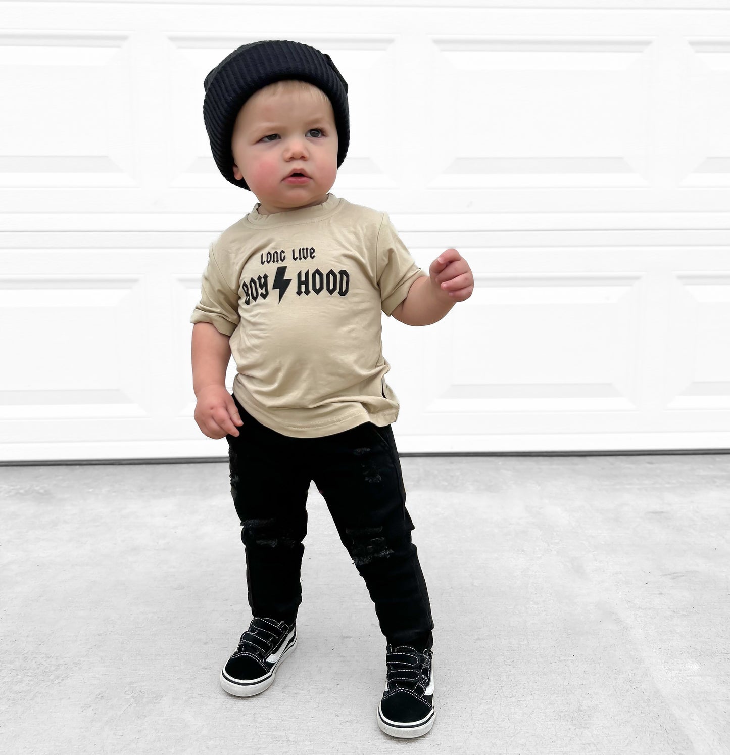 BAMBOO TEE - LONG LIVE BOYHOOD - SAND