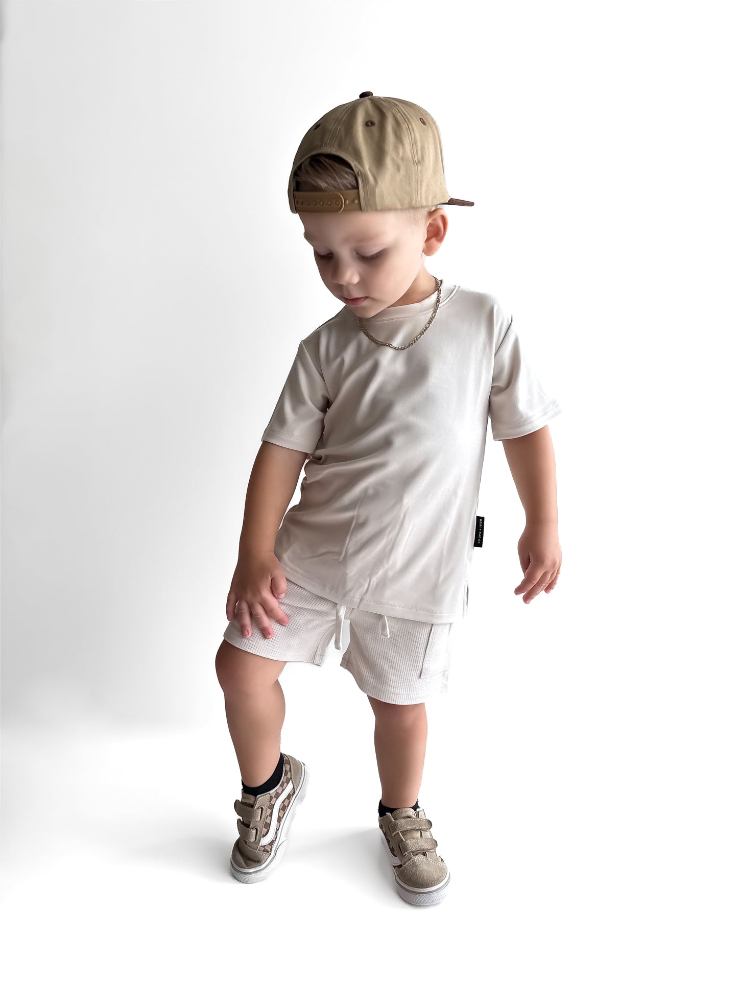 BAMBOO LUXE TEE - MOONSTONE