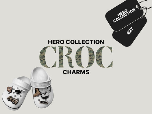 HERO COLLECTION CROC CHARMS