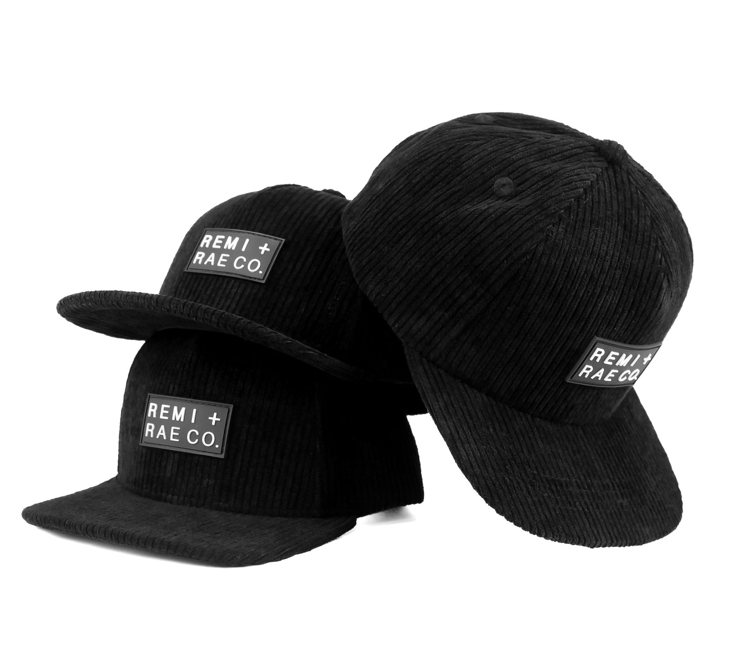 CORDUROY SNAPBACK - BLACK