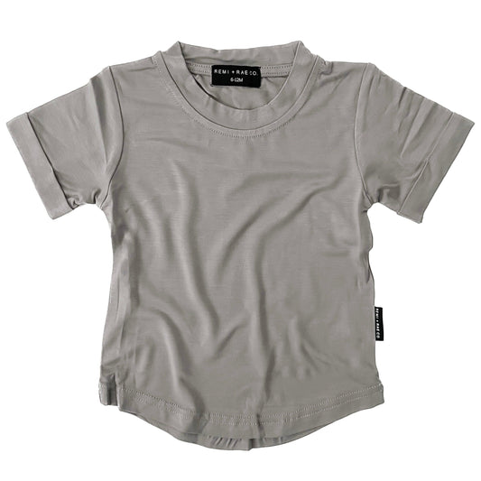 BAMBOO BASIC TEE - SLATE