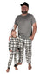 ADULT - BAMBOO PAJAMA JOGGERS - MERRY PLAID