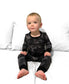 BAMBOO 2 PIECE PAJAMA SET - BLACK OPS