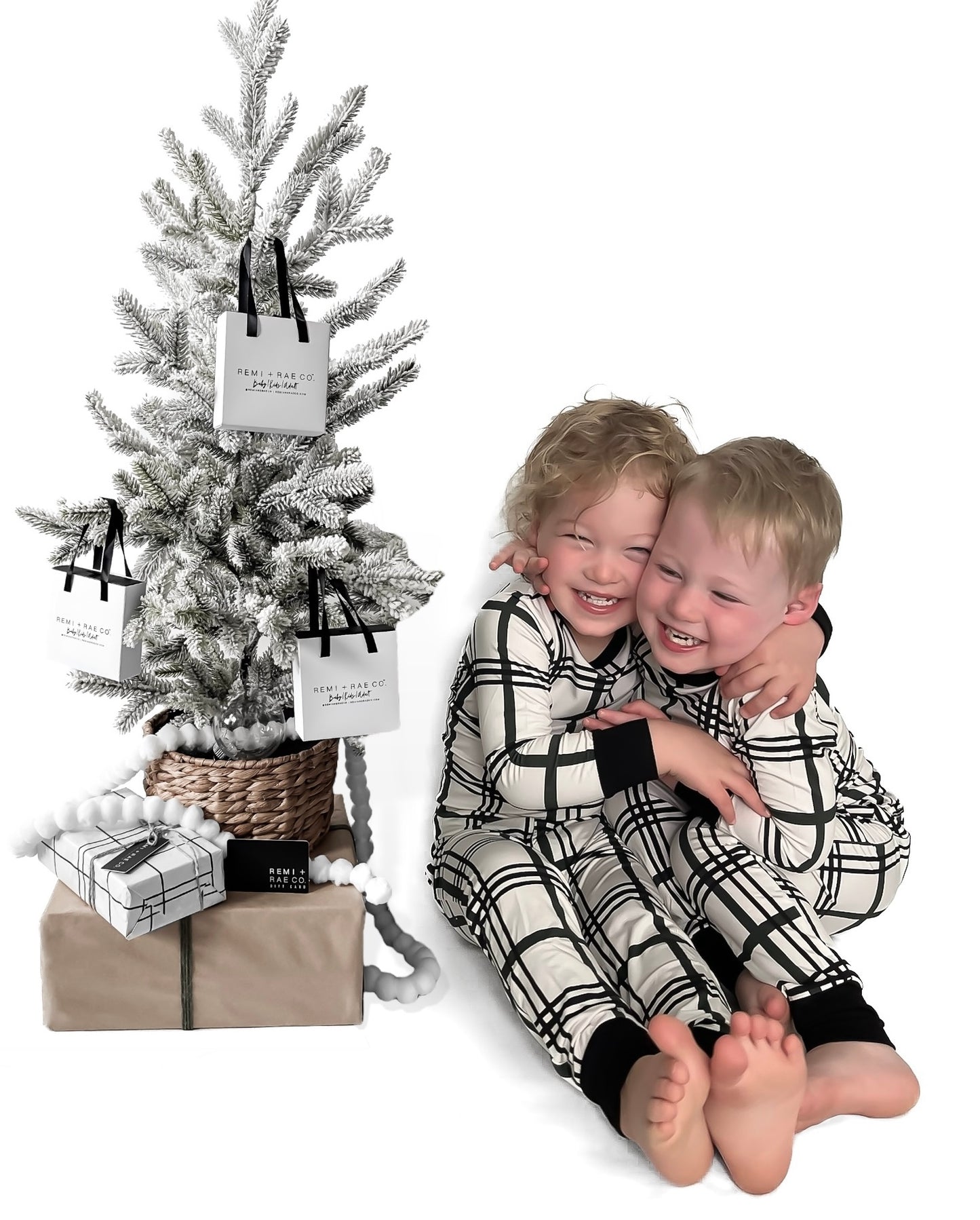 BAMBOO 2 PIECE PAJAMA SET - MERRY PLAID