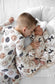 BAMBOO RIBBED RUFFLE BLANKET - BOWS