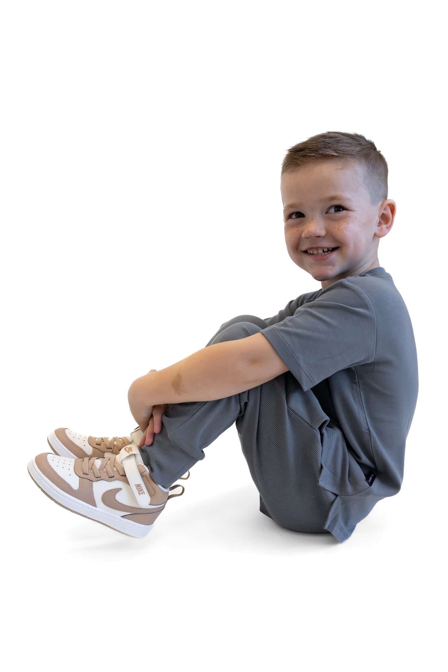 BAMBOO LUXE TEE - STEEL BLUE