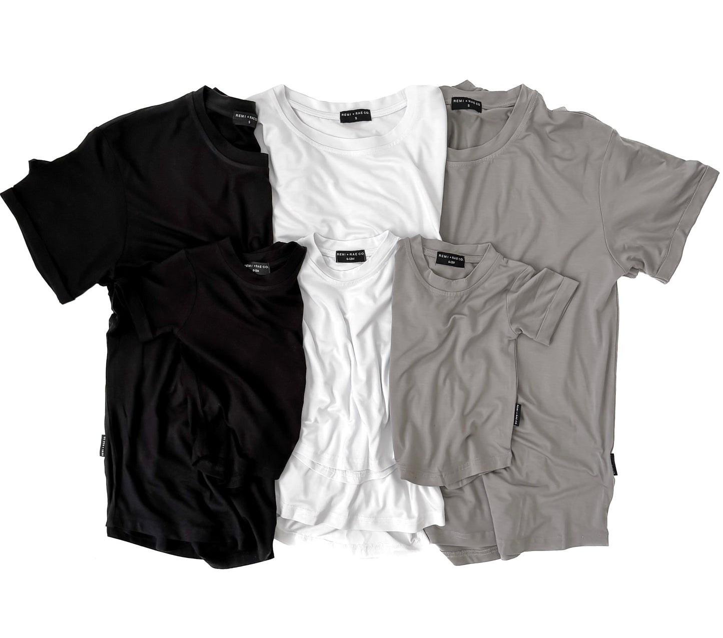 ADULT - BAMBOO BASIC TEE - SLATE