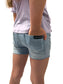 DENIM CUT OFF SHORTIES - CLASSIC