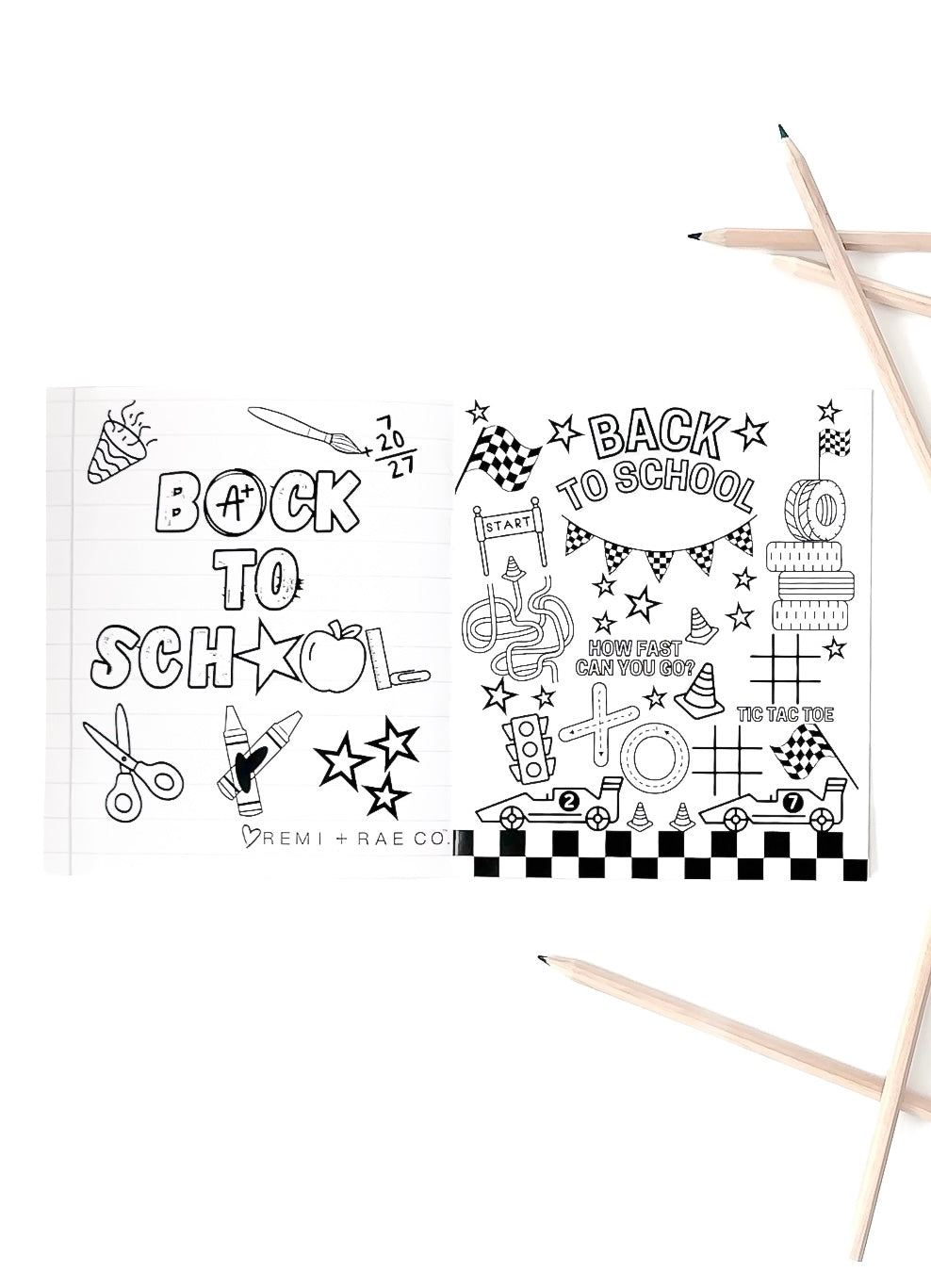 BACK TO SCHOOL COLORING BOOK