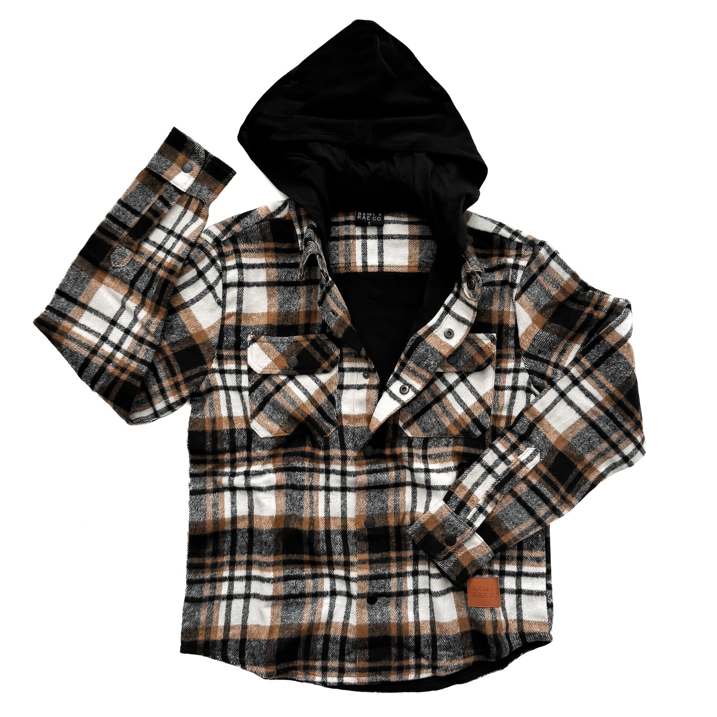 ADULT - FLANNEL JACKET - CARAMEL