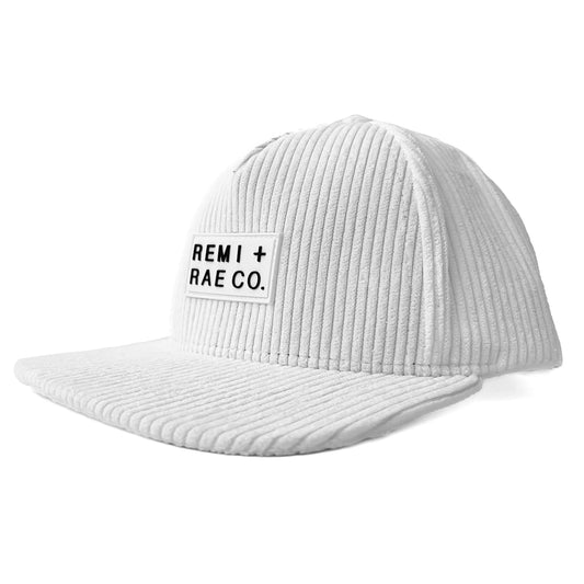 CORDUROY SNAPBACK - WHITE