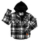 ADULT - HOODED FLANNEL JACKET - CLASSIC