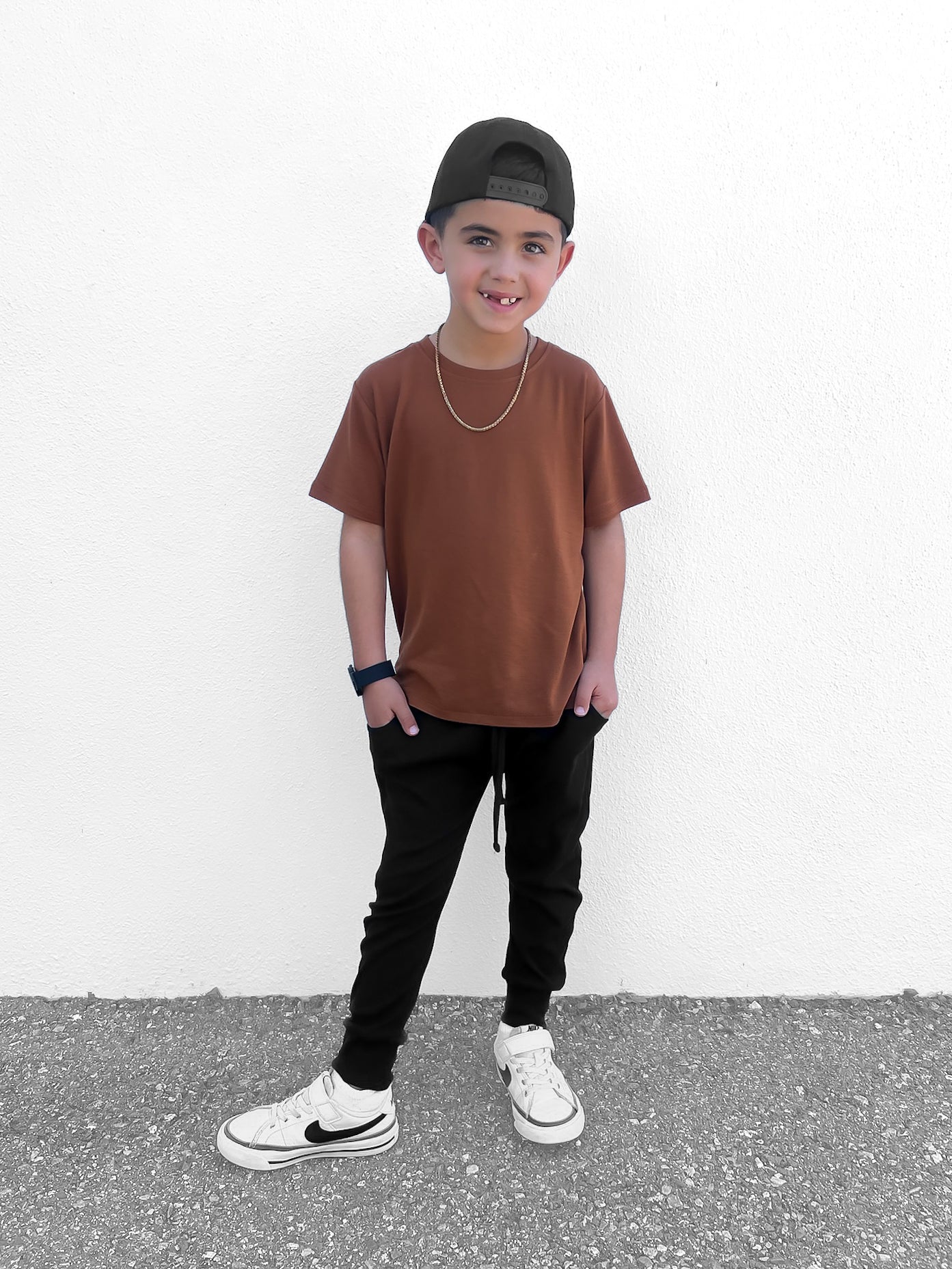 BAMBOO LUXE TEE - NUTMEG