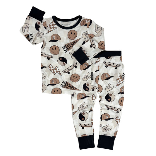 BAMBOO 2 PIECE PAJAMA SET - BOYHOOD