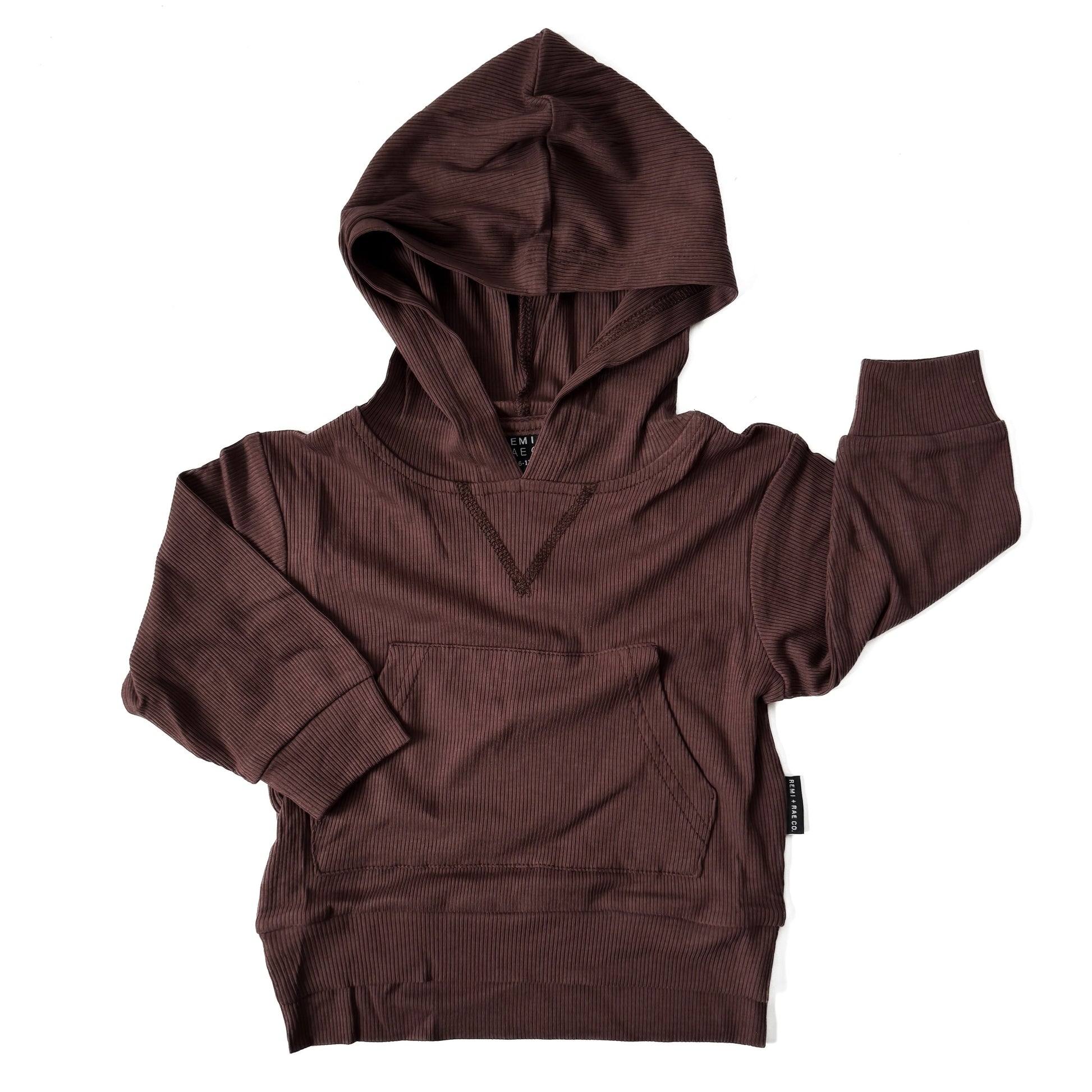 BAMBOO RIBBED KIDS HOODIE