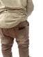 DENIM CHINO JOGGERS - CAMEL