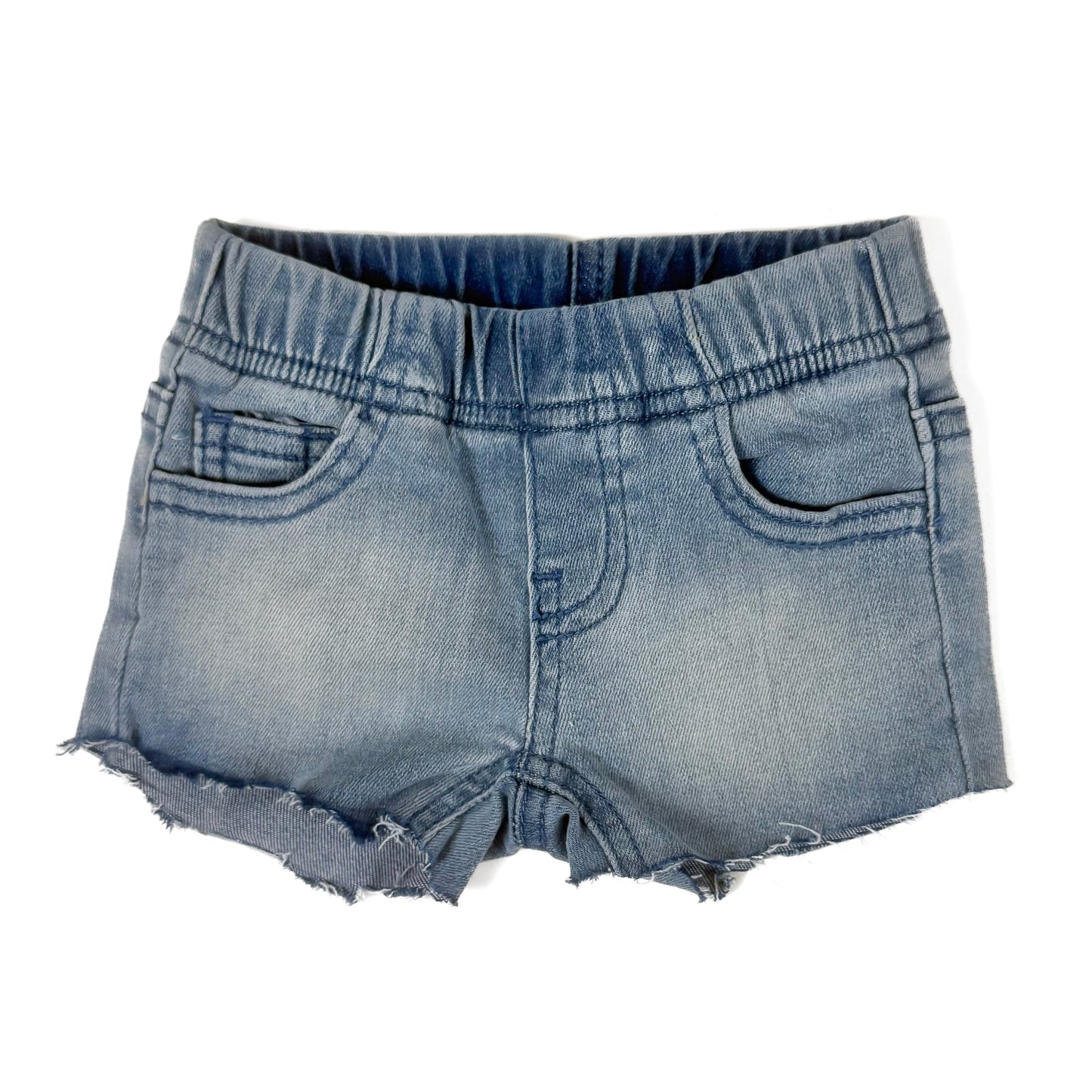 DENIM CUT OFF SHORTIES - CLASSIC