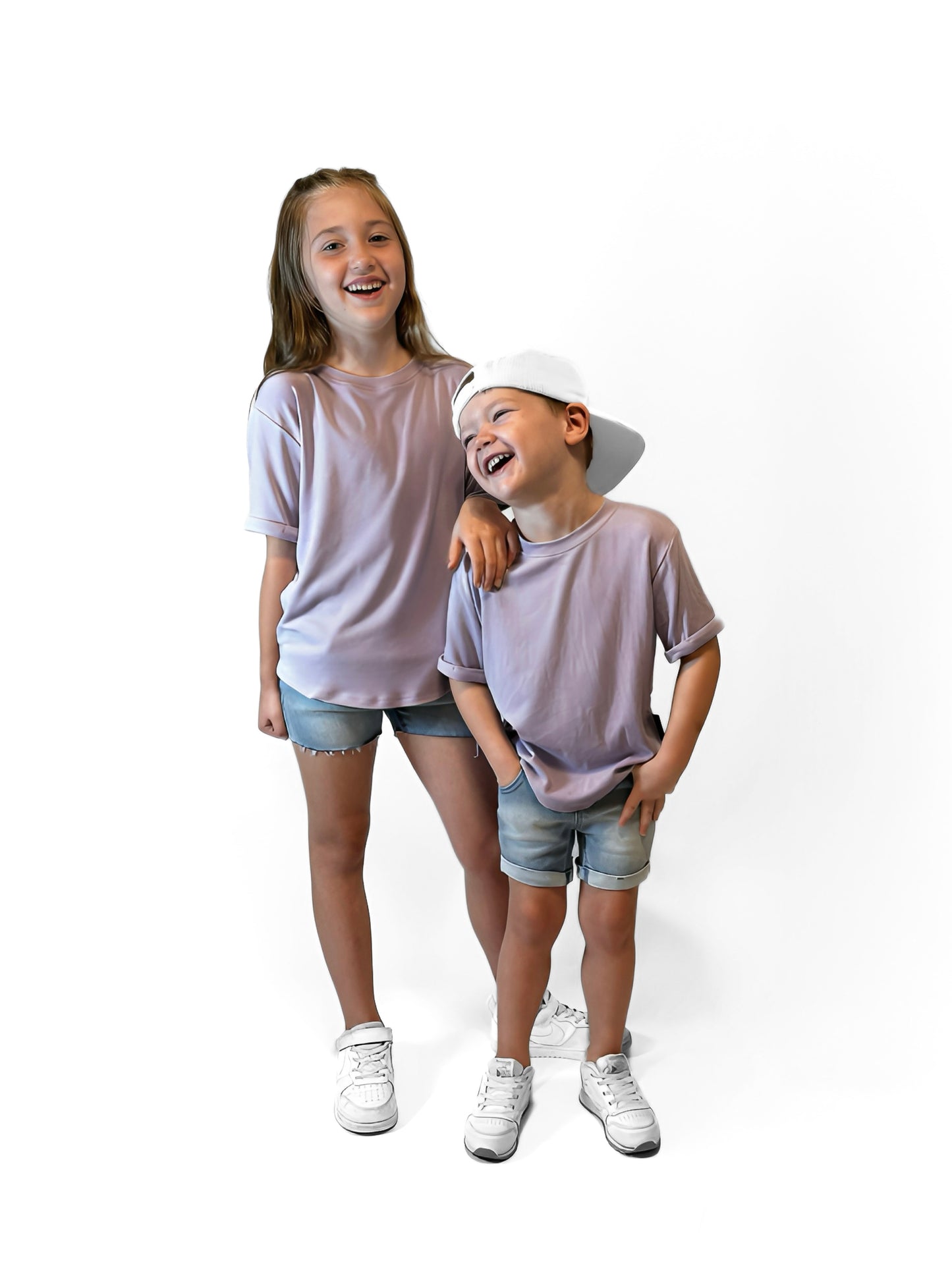 DENIM CUT OFF SHORTIES - CLASSIC