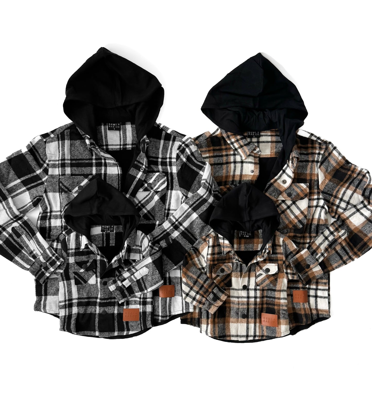 ADULT - HOODED FLANNEL JACKET - CLASSIC