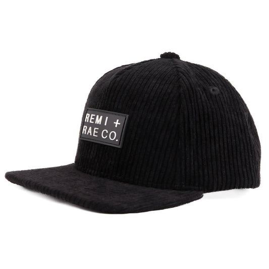 CORDUROY SNAPBACK - BLACK