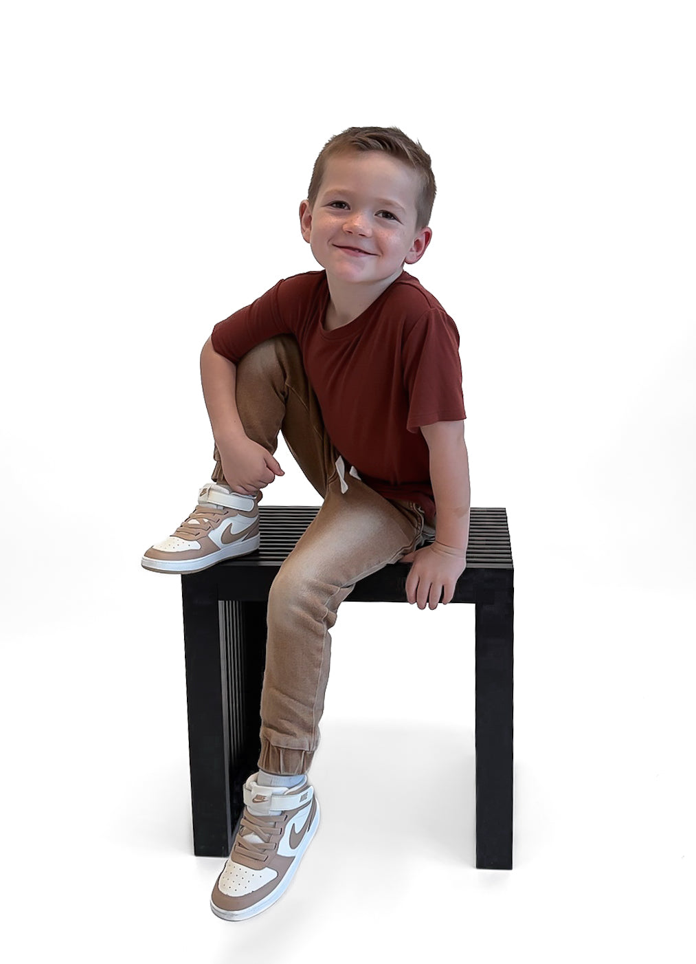 BAMBOO LUXE TEE - BRICK