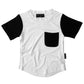 BAMBOO POCKET TEE - COLOR BLOCK