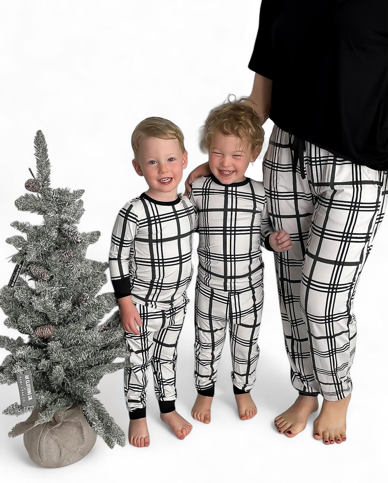 ADULT - BAMBOO PAJAMA JOGGERS - MERRY PLAID