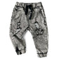 DISTRESSED ACID WASH CHINO JOGGERS