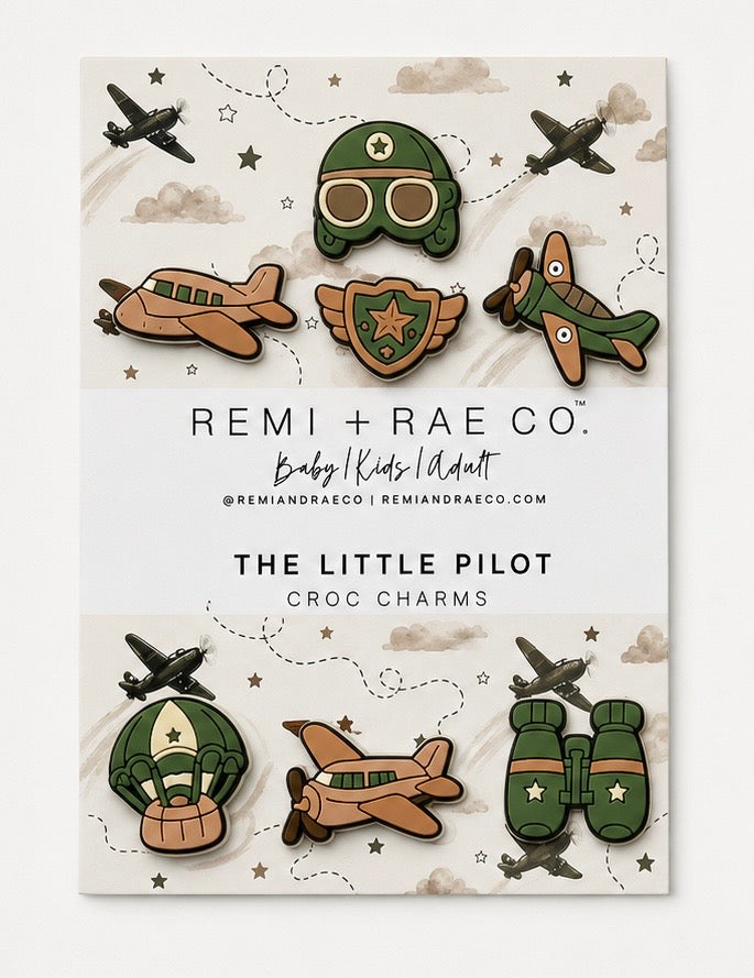 CROC/BAG CHARMS - THE LITTLE PILOT