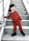 BAMBOO 2 PIECE PAJAMA SET - BURNT OUT