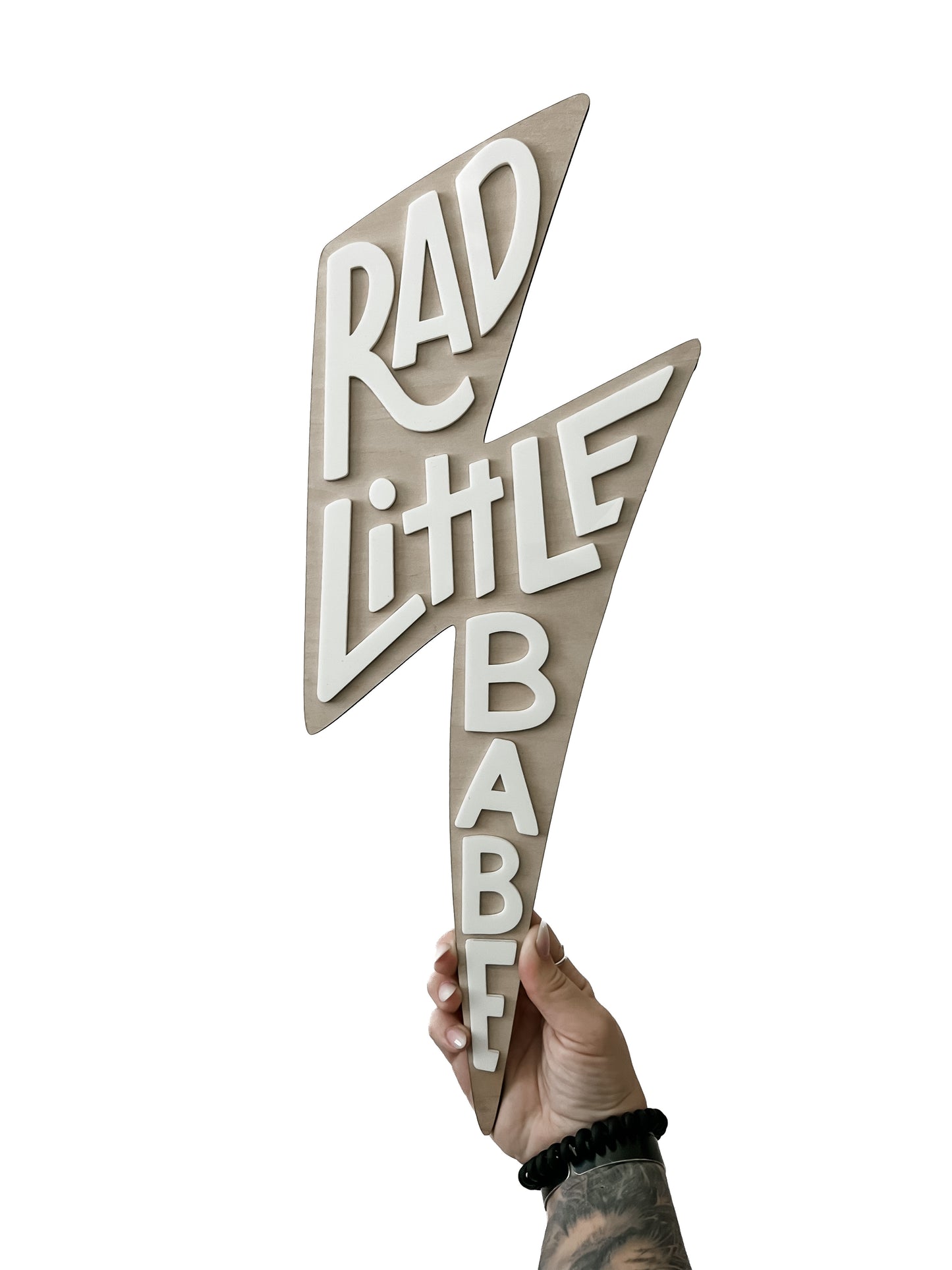 RAD LITTLE BABE - WOODEN SIGN