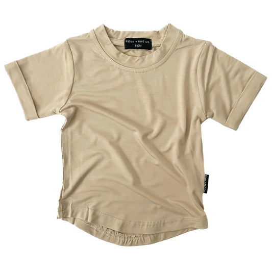 BAMBOO BASIC TEE - SAND