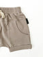 BAMBOO HAREM SHORTS - MUTED SAND